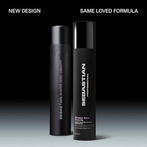 Sebastian Professional Shaper Zero Gravity Lightweight Hairspray | Brushable Lightweight, Flexible Hold | Fast Drying for Styling | For All Hair Types