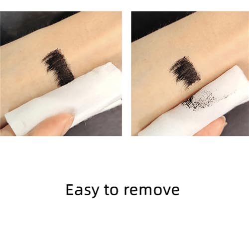 Black Waterproof Mascara for Fine Short Eyelash, Small Wand Brush Mascara, Long-Lasting, Smudge-proof, Voluminous Eyelashes, Gift(1 Pcs)