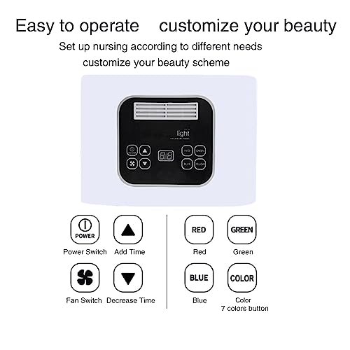 7 Color LED Face Mask LED Light Therapy Equipment for Skin Care at Home Beauty Salon Equipment