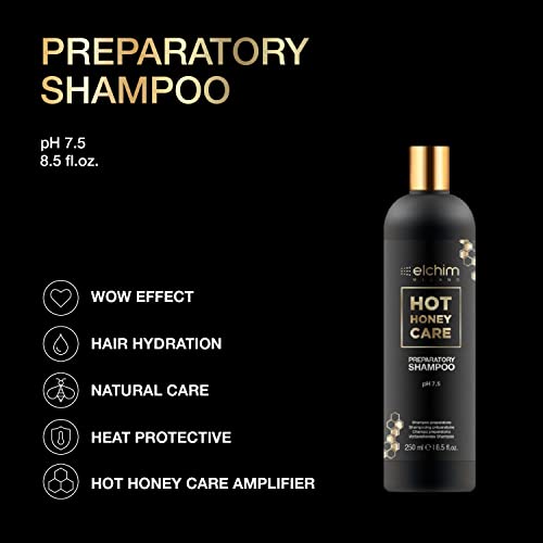 Elchim Hot Honey Care Preparatory Shampoo, 8.5 fl. oz.