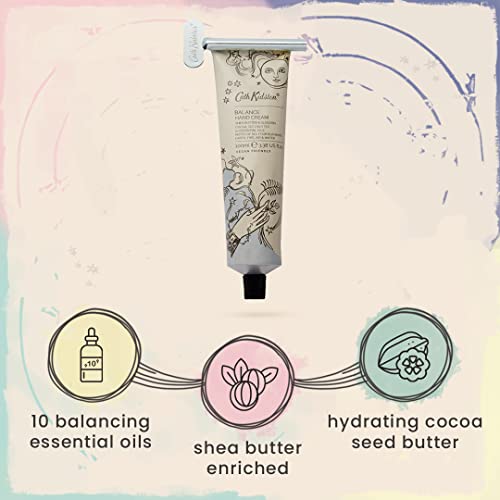 Cath Kidston Balance Hand Cream With Twist Key | Enriched With Shea Butter & Essential Oils | Cruelty Free & Vegan Friendly | 100ml