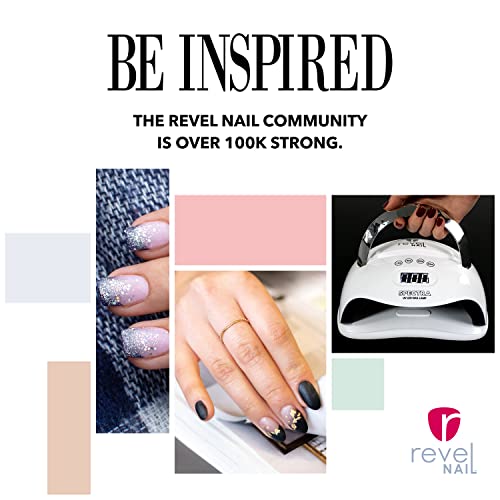 Revel Nail Spectra UV/LED Nail Lamp, Dip Powder & Gel Nail Polish Light, for Gel Polish or Dip Shine & Matte Top Coat
