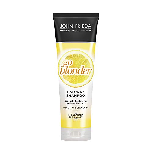 John Frieda Sheer Blonde Go Blonder Shampoo, Gradual Lightening Shampoo, 8.3 oz, with Citrus and Chamomile, featuring our BlondMend Technology 8.3Oz Bottle