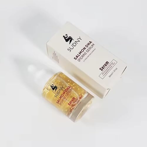 Salmon DNA PDRN Face Serums - Glow Serum with Niacinamide, Hyaluronic Acid, Collagen, Vitamin C & Peptides - Hydrating, Brightening & Firming Serum for Radiant, Smooth & Balanced Skin