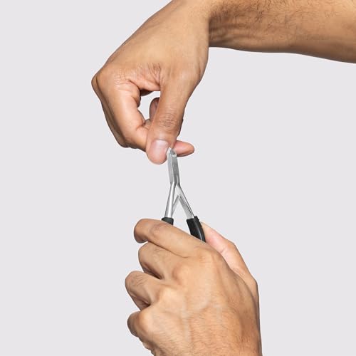 Tweezerman Great Grip Cuticle Nipper (Black/Stainless Steel)