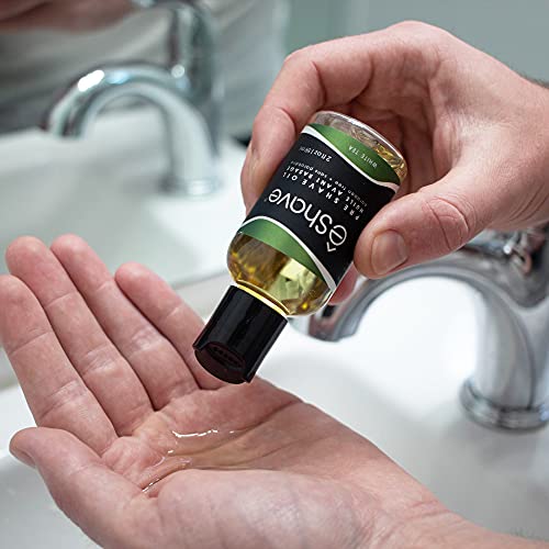 eShave Pre Shave oil for men- protects from shaving irritation and razor burn- for smoothest shave and silky skin- All Natural Shaving oil 2 oz
