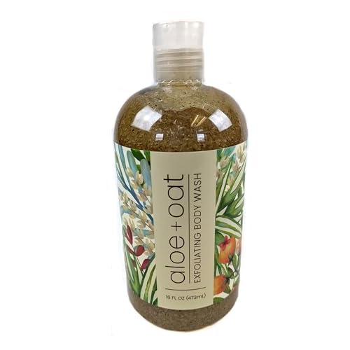 Greenwich Bay Trading Company Botanical Collection: Aloe + Oat Gift Set Bundle - 6.35oz Wrapped Bar Soap + 16oz Body Wash + Body Butter
