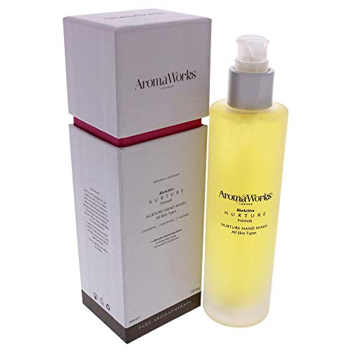 Aromaworks Nurture Hand Wash - May Chang, Roman Chamomile And Sandalwood Aromas - Cleansing, Soothing And Calming - Natural, Vegan - 100% Pure Essential Oil - Cleanses Without Drying - 7.03 Oz