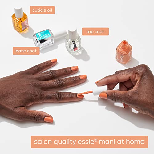 essie Salon-Quality Nail Polish, 8-Free Vegan, Winter 2022, Cool Gray, Carols and Caviar, 0.46 oz.