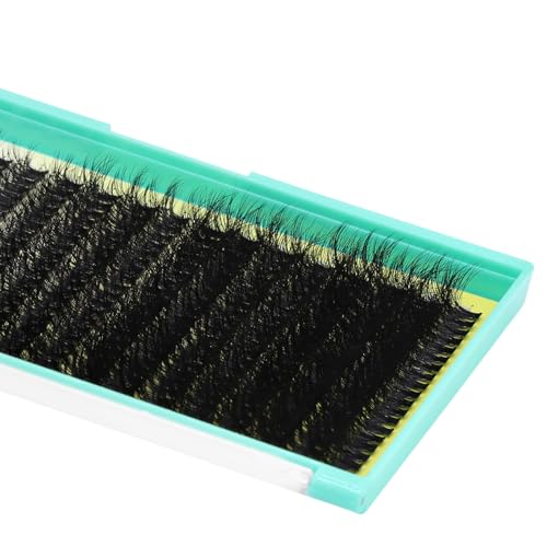 16Rows 50D Fluffier Cluster Lashes DIY Eye Lashes Extensions Wispy 320 Pcs Individual False Eyelashes Mixed 10-18mm Easy Grafting (50D-10-18MM MIX)