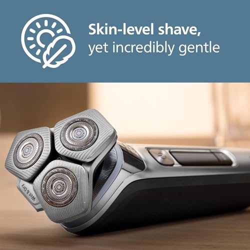 Philips Norelco Genuine SH91/52 Replacement Shaving Heads Compatible with Norelco Shaver Series S9000 and 9000 Prestige, Latest Version for Refreshed SH90/70, SH98/70, and SH98/80