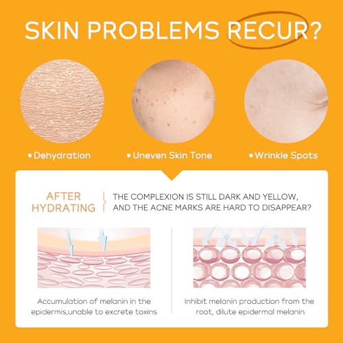 Skin Care Set Vitamin C Beauty Gift Sets Skin Care Kit with Serum, Eye Cream, Face Cream Travel Kit for Women Mom Wife Sister Daughter Teen Girls TSA-friendly Sizes Birthday Gift 3pcs