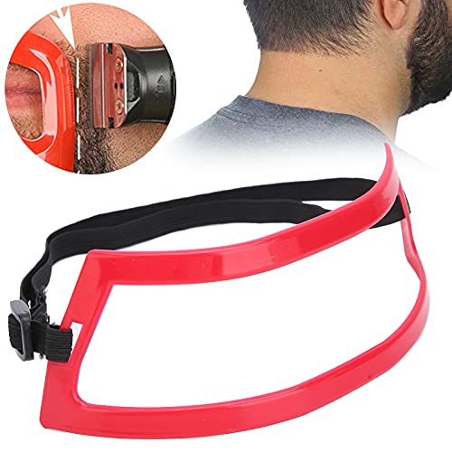 Neckline Shaving Template, PP Fixed Neck Hair Trimming Tools, Elastic Adjustment Hair Trimming Guide Template, Portable Hairline Shaping Hair Trimming Assistance Tools
