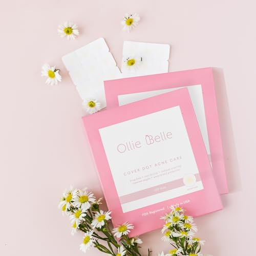 Ollie Belle Cover Dot Acne Care Skin Blemish Treatment with Hydrocolloid | Clear, Waterproof Patch (240 dots)