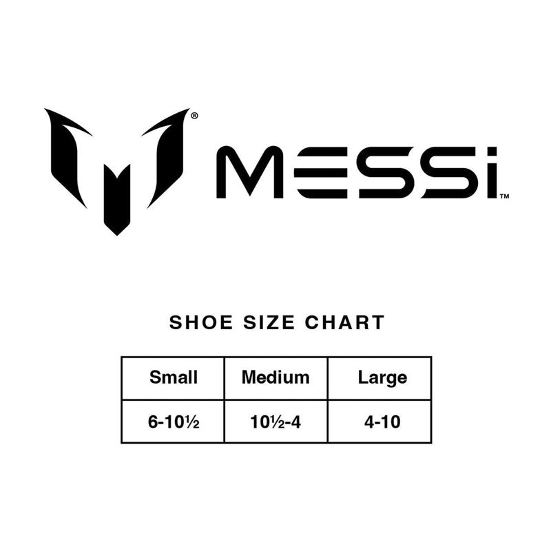 Messi Boys Quarter Socks 6-Pack - Blue Logo, Size S-L (Variation: Blue M Logo, S)