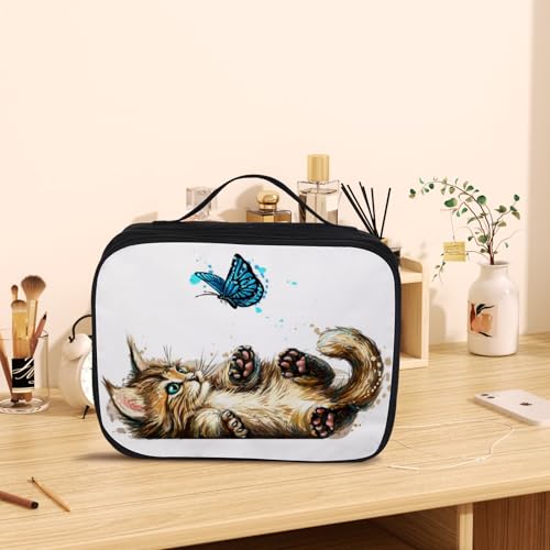 4pcs Sublimation Blanks Makeup Bag,Sublimation Blanks Cosmetic Bag Makeup Bag Bulk Travel Toiletry Bag With Zipper Pouch Insulated Lunch Bag Heat Transfer Removable Sublimation Bags for DIY Craft