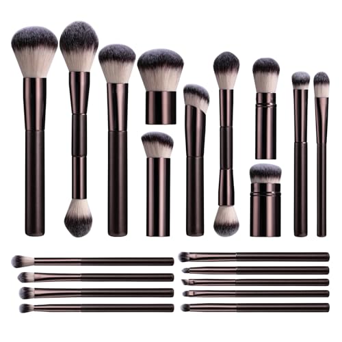 BS-MALL Makeup Brushes Set Pro ? 22 Pcs Foundation Concealer Blush Eyeshadow Brush with Portable Cosmetic Case for Travel & Events