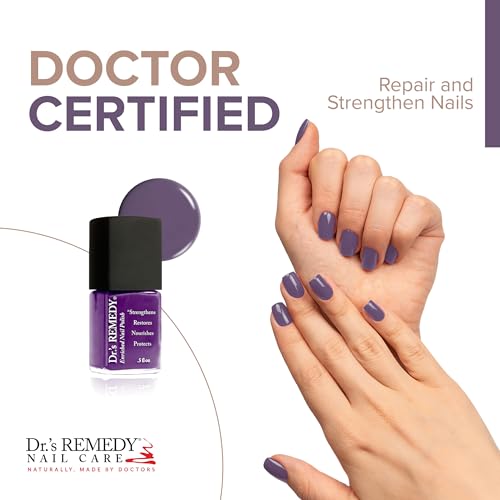 Dr¡¯s Remedy 3 Pack Nail Polish Kit - Hop To It, Be Hopeful Trio - Non Toxic and Organic All Natural Enriched Nail Strengthener - HOPEFUL Hot Pink/RESILIENT Rose/AMITY Amethyst