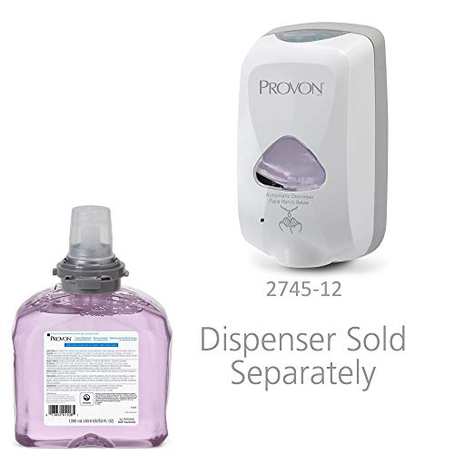 GOJO PROVON Foaming Handwash with Advanced Moisturizers, Cranberry Fragrance, 1200 mL Foam Hand Soap Refill for PROVON TFX Touch-Free Dispenser (Pack of 2) - 5385-02