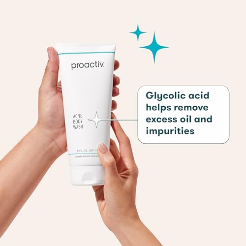 Proactiv Acne Body Wash, Gentle Body Cleanser, Unclogs Pores and Clears Body Blemishes, Salicylic Acid & Glycolic Acid Formula, Soothing Complex of Shea Butter, Vitamin E & Aloe Vera Extract, 9 Fl Oz