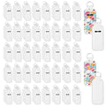 120 Pcs Sublimation Lipstick Holder Keychain with Key Ring Heat Transfer Blank Travel Keychain Small Items Organizer for Women Travel Supplies