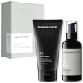 HOMMEFACE Men¡¯s Easy Duo 2-Step Daily Routine Set - Includes a Face Wash, 4.22 fl oz and All-in-One Toner & Moisturizer, 5.07 fl oz - Korean Skincare Technology for Oily & Acne-Prone Skin