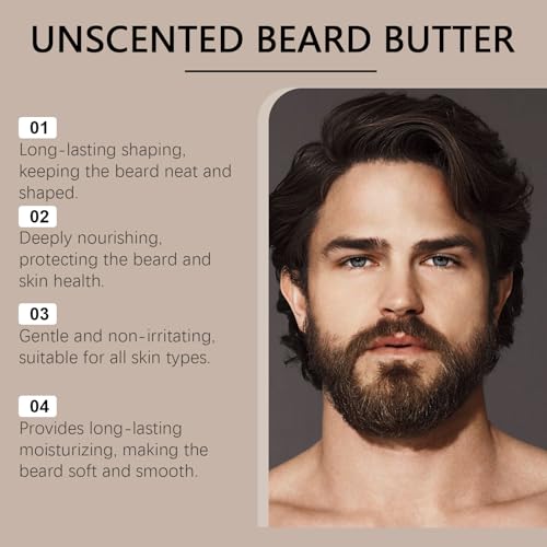 Cosmetics Para Barba, B?lsamo Estimulante de Barba, Ultra Potente Beard Stimulating Balm, Crema Para Barba, Moisturizes & Strengthens Beard, 200ML / 7OZ