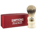 Simpson Berkeley 46 Best Badger Shaving Brush - Handmade British Shaving Brush for Men - Premium Quality by Simpson Shaving Brushes (Berkeley 46 Best Badger)