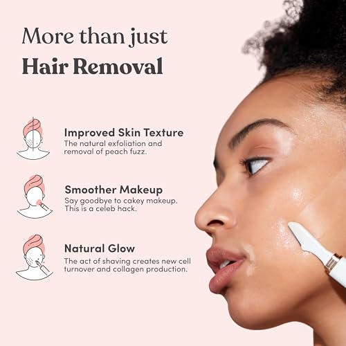 Jill Dermaplane Razor Refills for Women ? 8 Single-Use Face Razor Blades for Facial Hair Removal & Exfoliation ? Fits Jill V1 Dermaplaner Only (Not Compatible with V2 Kit)
