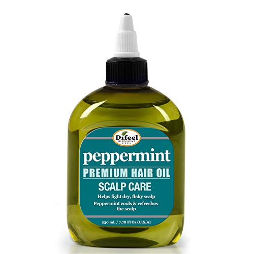 Difeel Peppermint Scalp Care Hair Oil 7.1 oz.- Deluxe 2-PC Gift Set