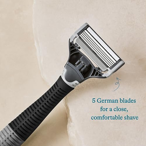 Harry's Razor Blades Refills + Shave Gel Bundle (10 Count)