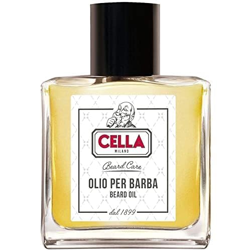 Cella Milano Beard Oil, 50 ml., Made in Italy, Shines, Conditions and Tames your Beard and Mustache.