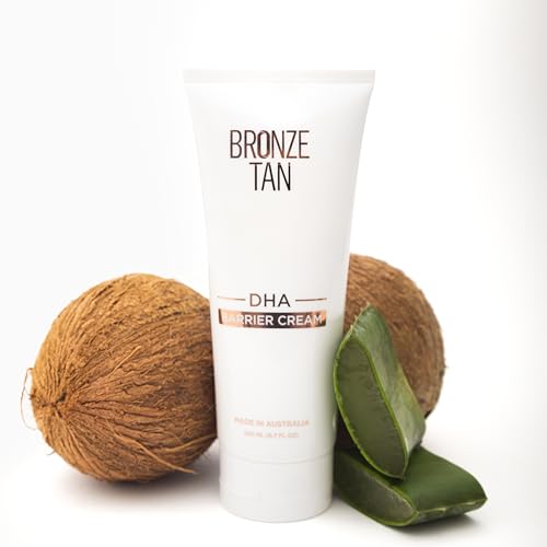 Bronze Tan DHA Spray Tan Barrier Cream - Barrier Cream for Spray Tanning - Essential for Spray Tan Salons - Barrier Cream Spray Tan Hydrates & Shields Skin - Prevent Over-Absorption & Uneven Tan 200ml