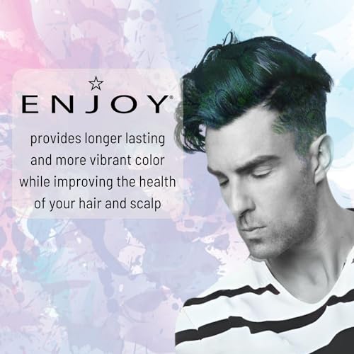 ENJOY Texture and Volume Spray for Curly Hair, Anti-Frizz Conditioning Hair Detangler - 3.4 Fl Oz.