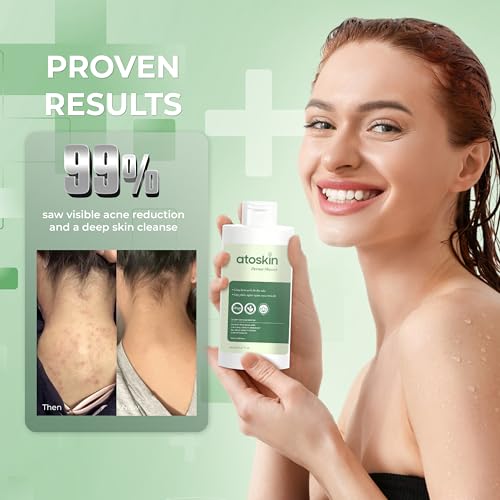 Atoskin Derma Shower (3 Pack) ? Herbal Body Cleanser for Oily & Acne-Prone Skin, with Rosemary & 7 Botanical Extracts (28.41 oz)