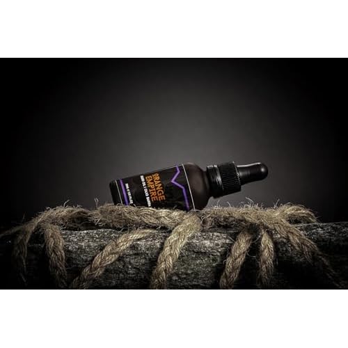 The Goodfellas' smile Empire Orange Beard Care Oil 1?oz ? Zesty Citrus Scent ? Deep Moisture & Shine Enhancer ? Softens, Protects & Tames Frizz ? Lightweight Beard Conditioner Made in Italy