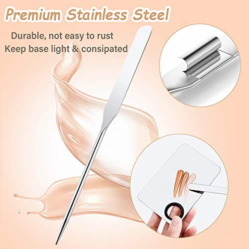 Korean Makeup Spatula, Picasso Makeup Spatula Korean, Foundation Spatula Korean, Professional Korean Spatula and Makeup Mixing Palette (Rectangle)