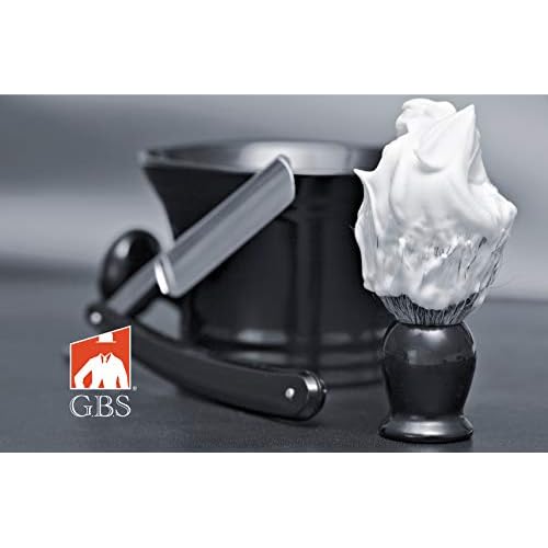 G.B.S Brush and Razor Stand - Lined Chrome Shaving Stand ? Stylish and Unbreakable Stand Best for Your Bathroom Everyday Grooming