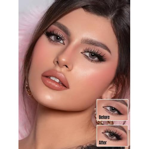 Molly Magic Aphrodite Lash Clusters Kit, Wispy Natural 8-18mm D Curl Individual DIY False Eyelash Extensions with Lash Bond and Seal, Thin Invisible Black Band