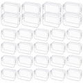 28 Pack Clear Cosmetic Bags Makeup Bags Bulk, Portable Waterproof Travel Toiletry Bag Organizer Plastic Toiletry Carry Pouch with Zipper, for Travel Women Men Bathroom Organizing, 7.1"x 4.7"x 2.4"