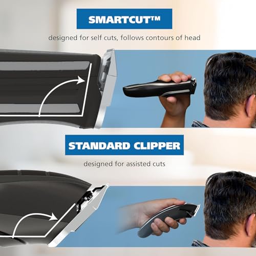 Wahl Clipper Self-Haircut Pro Lithium Ion Cordless Hair Clippers, Easy to Use Self Haircutting Kit Designed for DIY Haircuts ? Model 3026122