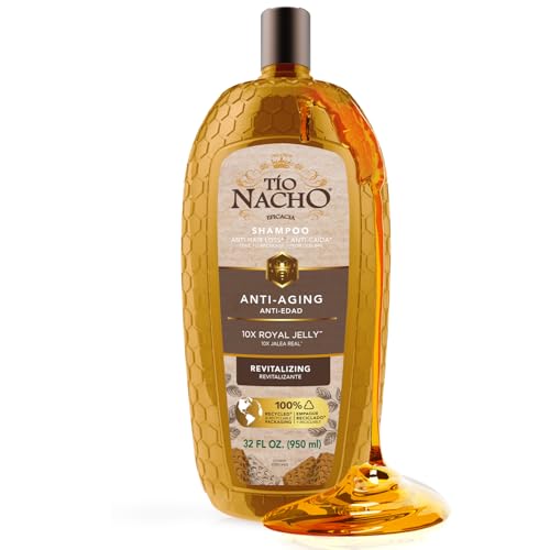 Tio Nacho Anti-Aging Shampoo with Royal Jelly, Shampoo for Aging Hair for Women and Men, Strengthening Formula to Help Defy Damage and Fortify Fragile Hair, 32 fl oz