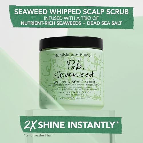 Bumble and bumble. Seaweed Whipped Scalp Scrub | Gently Exfoliate and Purify Scalp and Strands | Sulfate-Free + Color Safe
