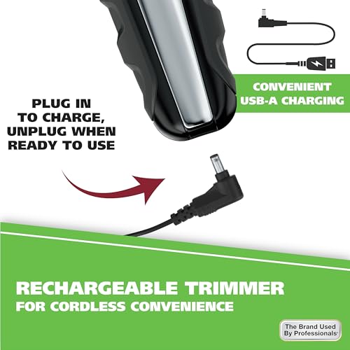 Wahl USA Lithium Ion Total Beard Trimmer for Men with 11 Guide Combs for Easy Trimming, Detailing, & Grooming ? Model 9888