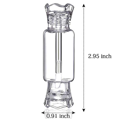 24 Pcs 8ml Portable Lip Gloss Tubes Container Empty Candy Shape Lip Balm Containers Refillable Cosmetic Tubes for Women Girls DIY Cosmetics