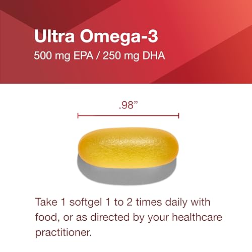 Protocol Ultra Omega-3-500mg EPA & 250mg DHA - Fish Oil for Brain Support, Heart & Nervous System Health* - EPA DHA Omega Supplement - Non-GMO & Halal - 180 Softgels