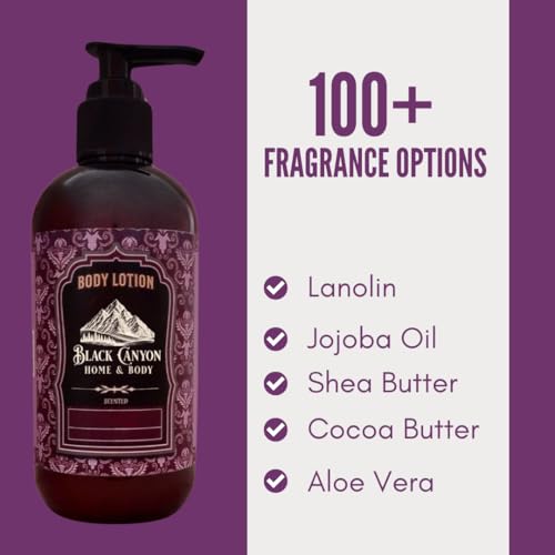 Black Canyon Caramel Chocolate Coffee Scented Body Lotion with Lanolin and Jojoba Oil, 12 Oz