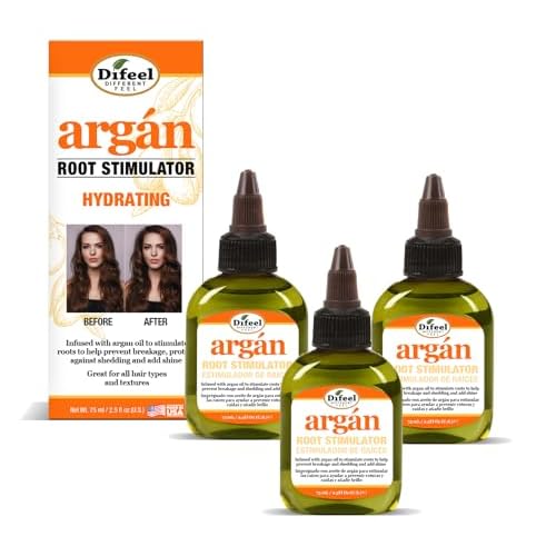 Difeel Argan Hydrating Root Stimulator 2.5 oz. (3-PACK)