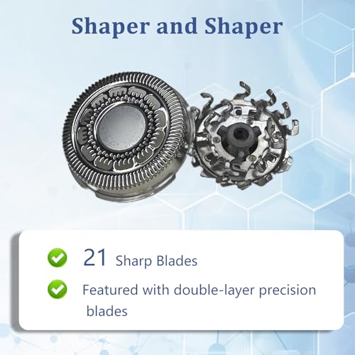 New SH70/52 One Blade Replacement Heads for Phi-Lips Norelco£¬Compatible with 7310,7340,7530,7740,7880, 7950 etc (Blue)
