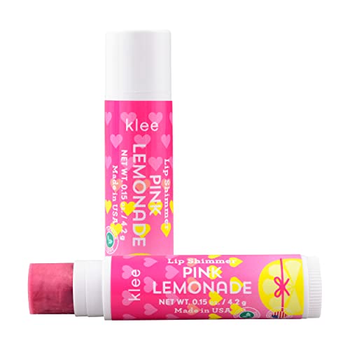 Klee Naturals Mineral Blush and Lip Shimmer Makeup Kit. Gentle and Non-Toxic. Kid-Friendly. Made in USA. (Rainbow Glitz)